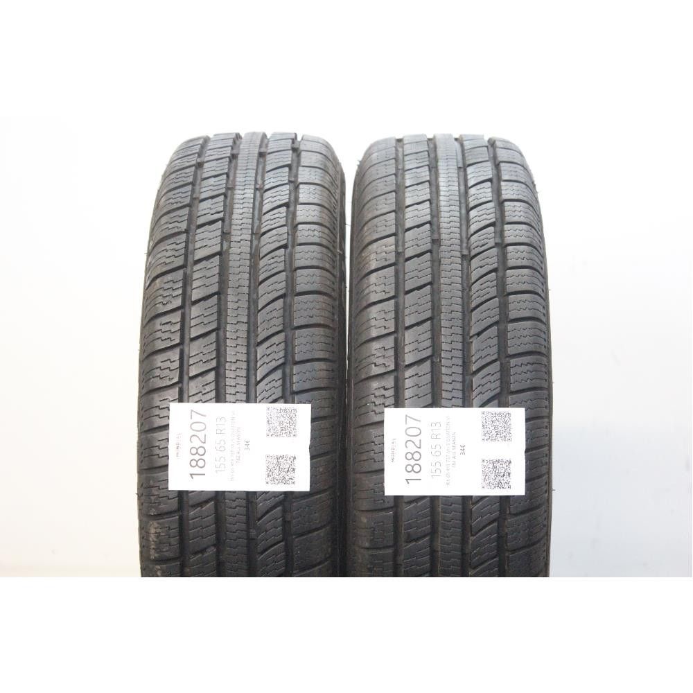 Pneumatico 155 65 R13 73T M+S OVATION VI-782 ALL SEASON usato