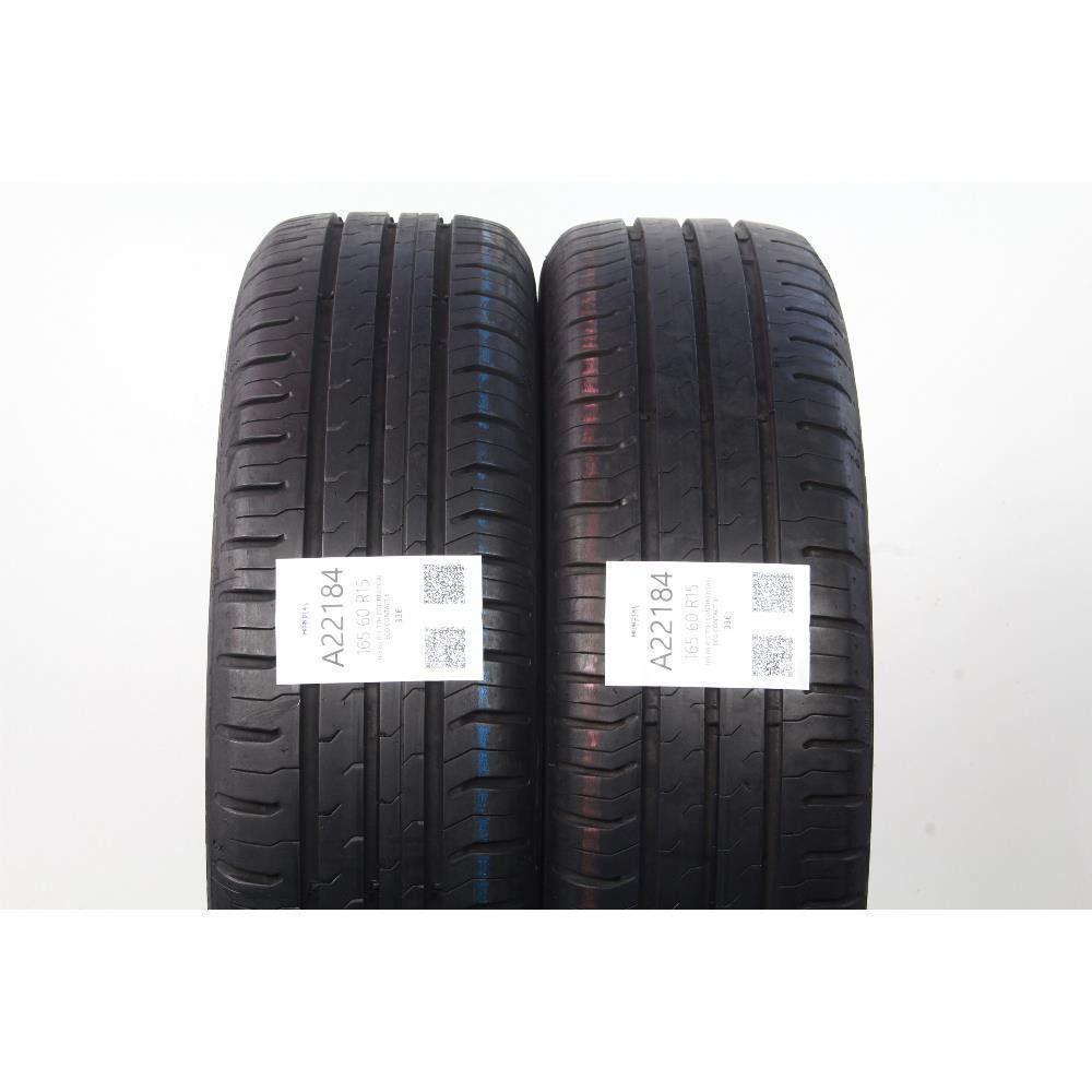 Pneumatico 165 60 R15 77H CONTINENTAL ECO CONTACT 5 usato