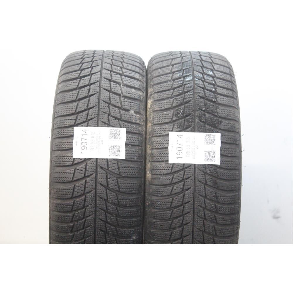 Pneumatico 185 55 R15 82T M+S BRIDGESTONE BLIZZAK LM001 usato