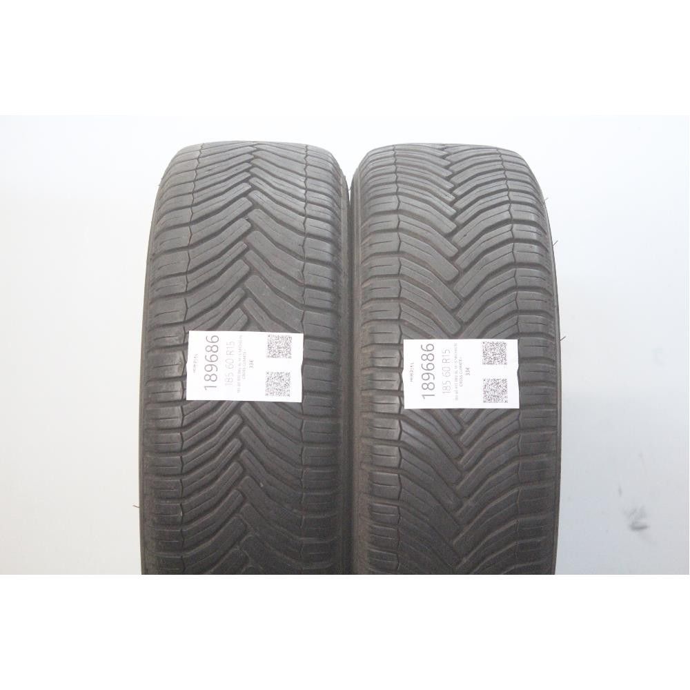 Pneumatico 185 60 R15 88V XL M+S MICHELIN CROSS CLIMATE+ usato