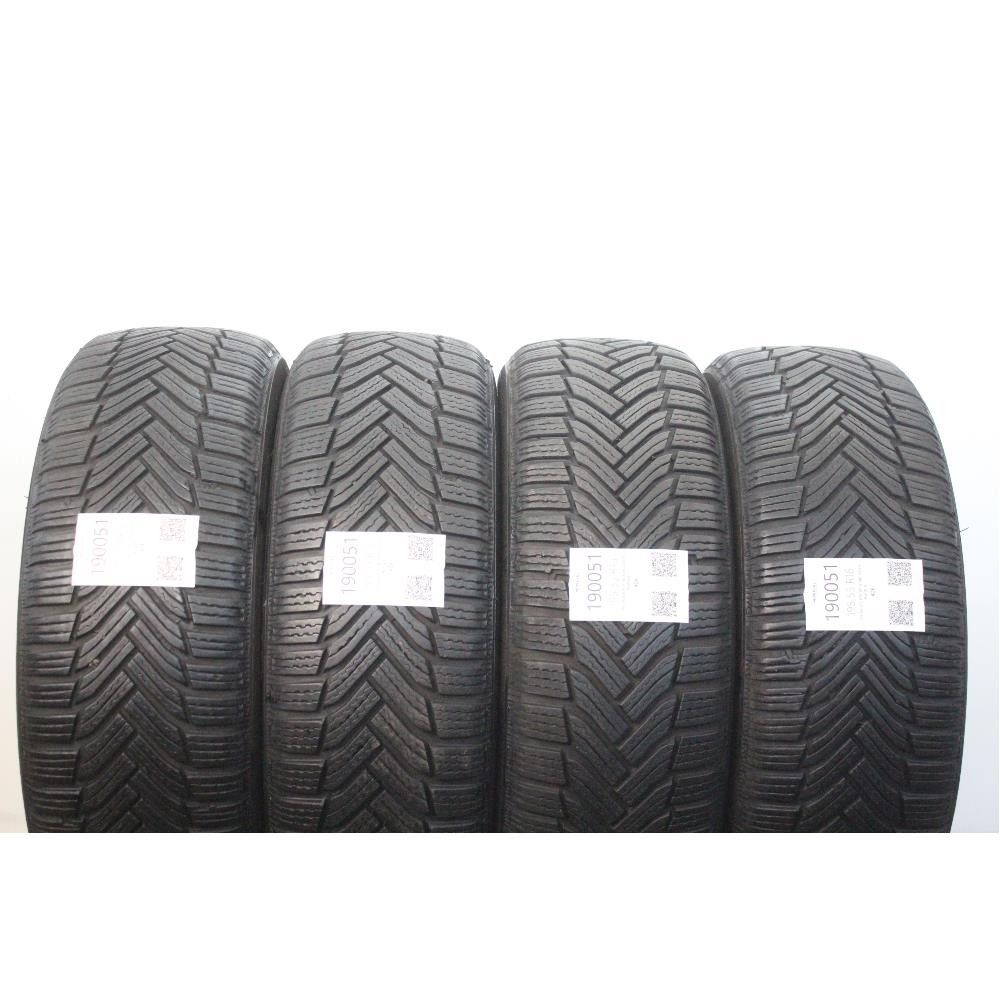 Pneumatico 195 55 R16 87H M+S MICHELIN ALPIN 6 usato