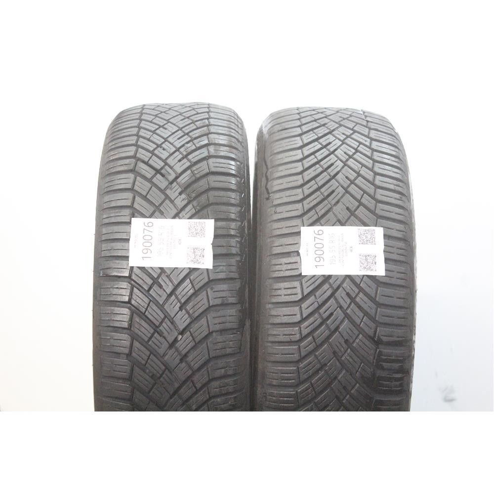 Pneumatico 195 55 R16 91V XL M+S CONTINENTAL ALL SEASON CONTACT 2 usato
