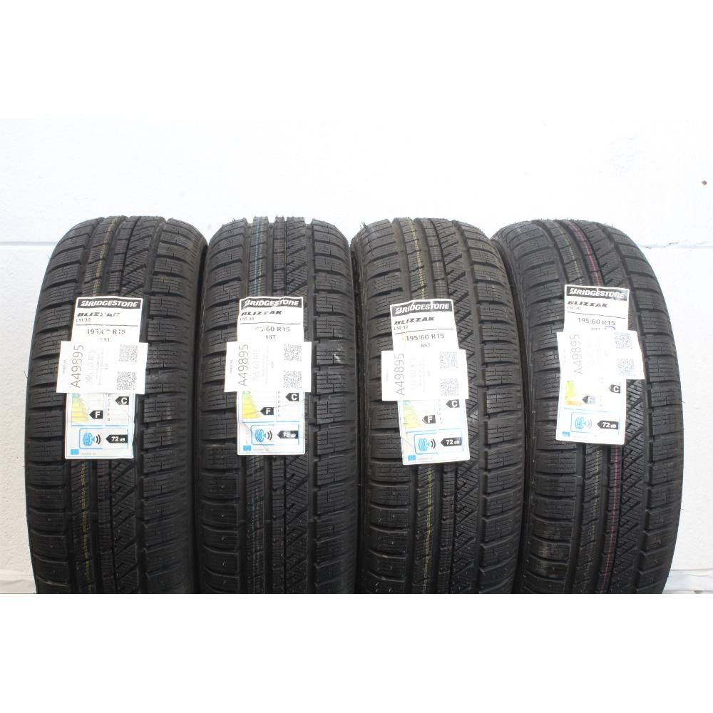 Pneumatico 195 60 R15 88T M+S BRIDGESTONE BLIZZAK LM-30 usato