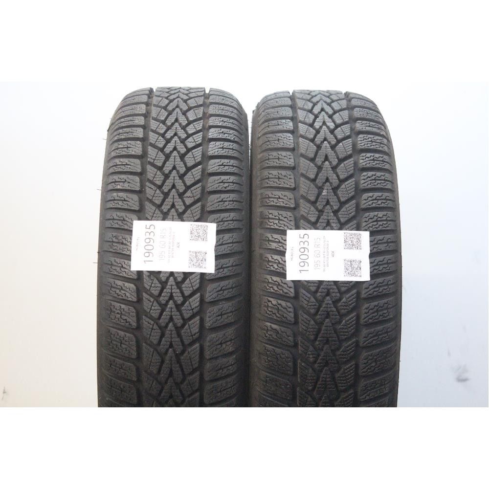 Pneumatico 195 60 R15 88T M+S DUNLOP WINTER RESPONSE-2 usato