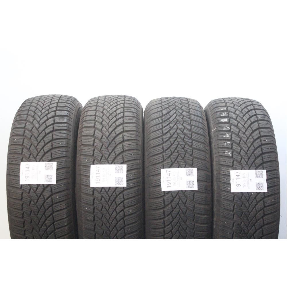 Pneumatico 195 65 R15 95T XL M+S BRIDGESTONE BLIZZAK LM005 usato
