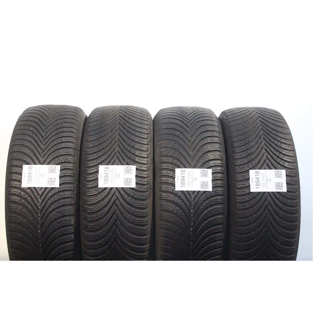 Pneumatico 205 55 R16 91H M+S MICHELIN ALPIN 5 usato