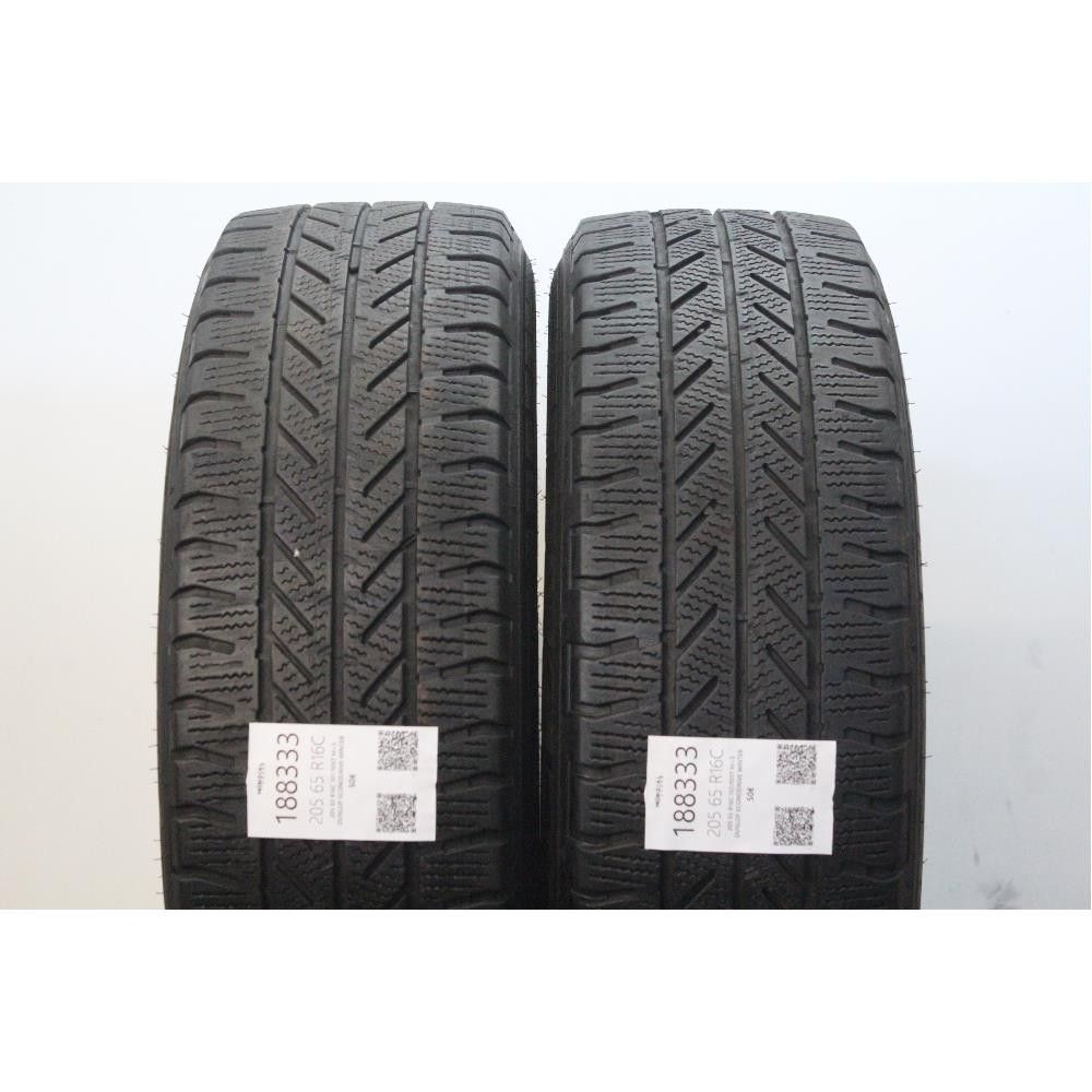Pneumatico 205 65 R16C 107/105T M+S DUNLOP ECONODRIVE WINTER usato