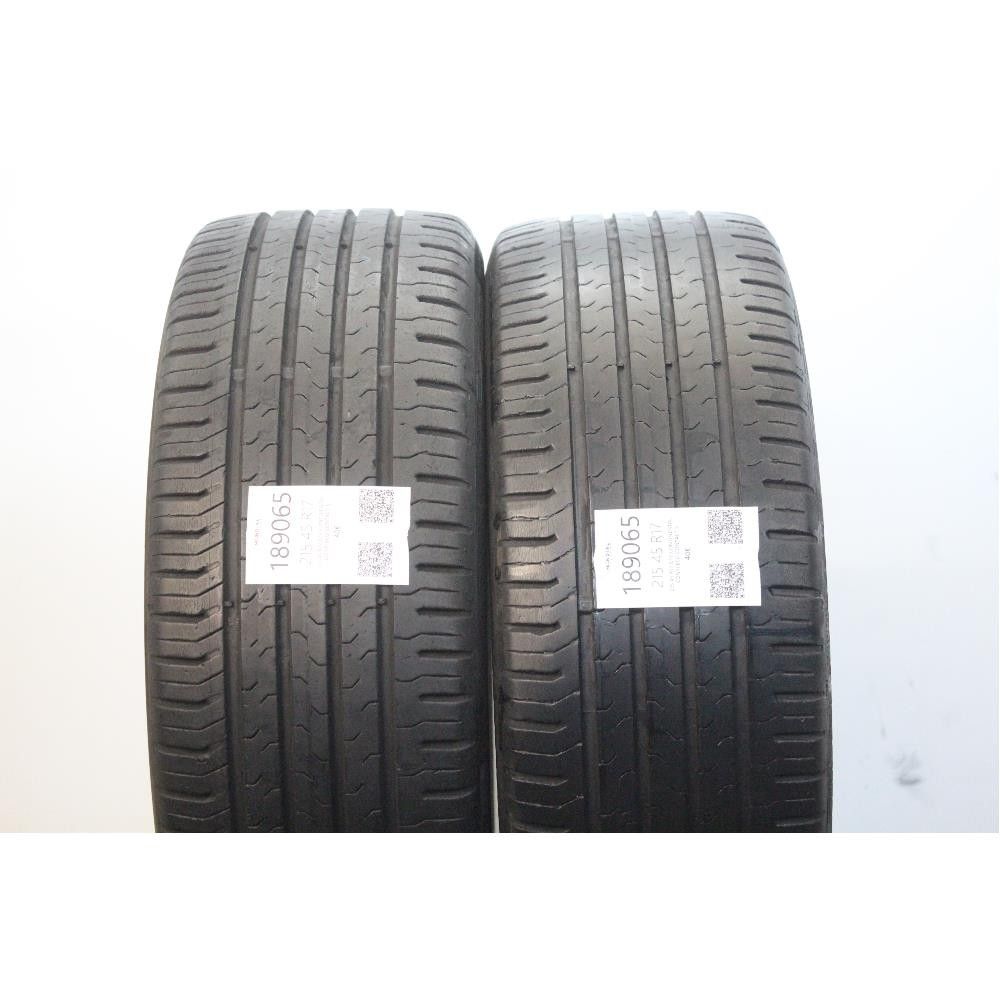 Pneumatico 215 45 R17 87V CONTINENTAL CONTI ECO CONTACT 5 usato