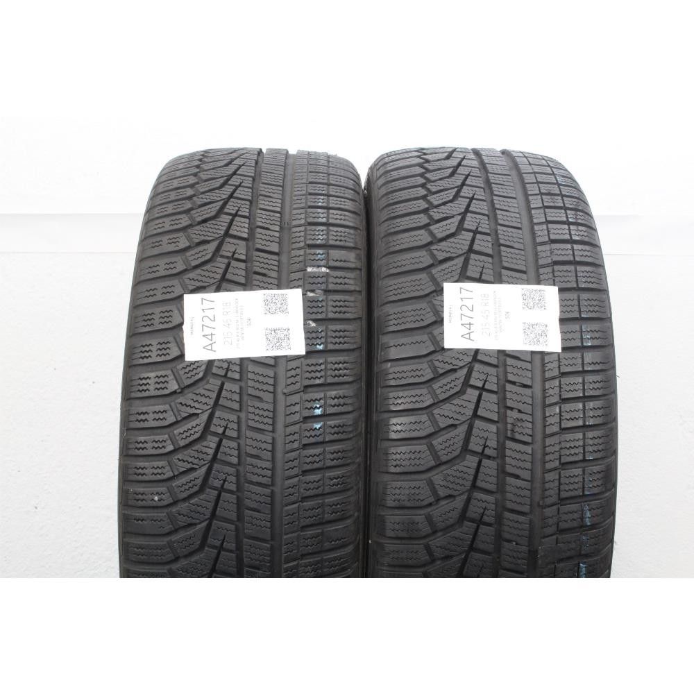 Pneumatico 215 45 R18 93V M+S HANKOOK WINTER I*CEPT EVO 2 usato