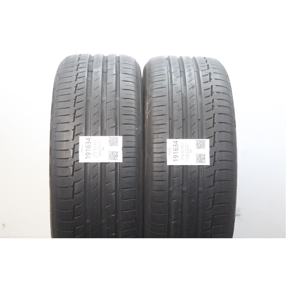 Pneumatico 215 50 R17 91Y CONTINENTAL PREMIUM CONTACT 6 usato
