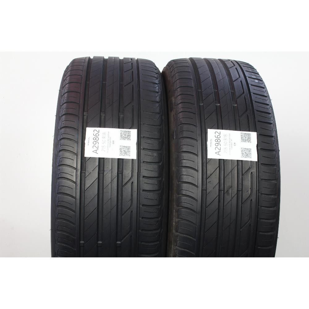 Pneumatico 215 50 R18 92W BRIDGESTONE TURANZA T001 usato