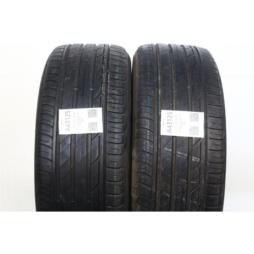 Pneumatico 215 50 R18 92W BRIDGESTONE TURANZA T001 usato