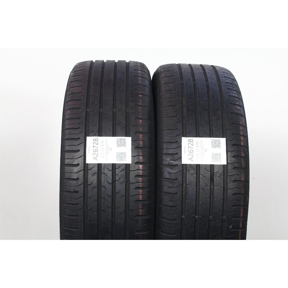 Pneumatico 215 55 R18 99V XL CONTINENTAL ECO CONTACT 5 usato
