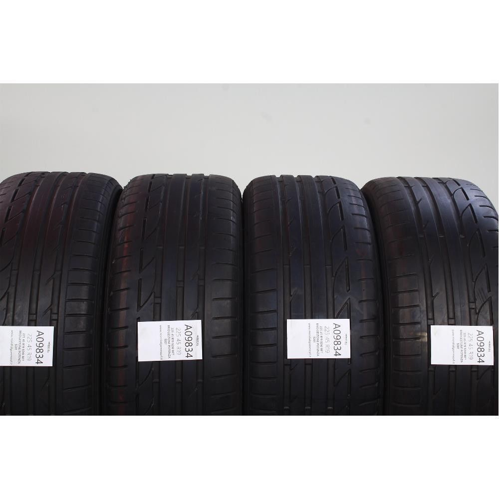 Pneumatico 225 45 R19 92W RFT BRIDGESTONE POTENZA S001 usato