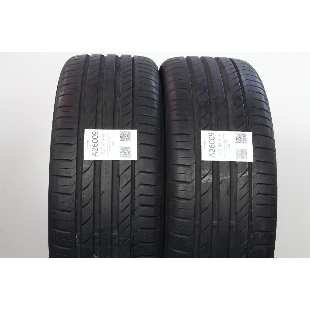 Pneumatico 225 45 R19 96W XL CONTINENTAL SPORT CONTACT 5 usato