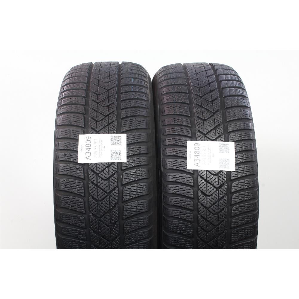 Pneumatico 225 55 R17 97H M+S PIRELLI SOTTOZERO 3 WINTER usato