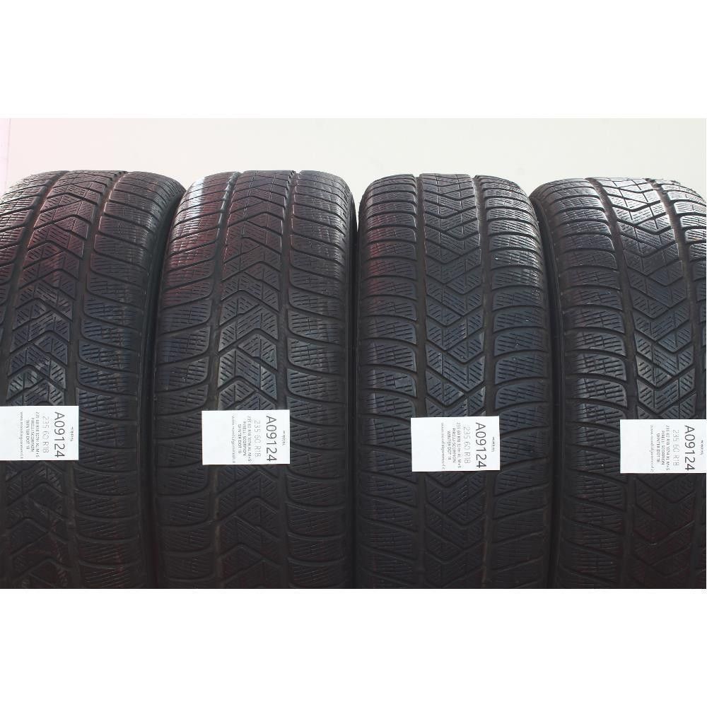 Pneumatico 235 60 R18 107H XL M+S PIRELLI SCORPION WINTER DOT 18 usato