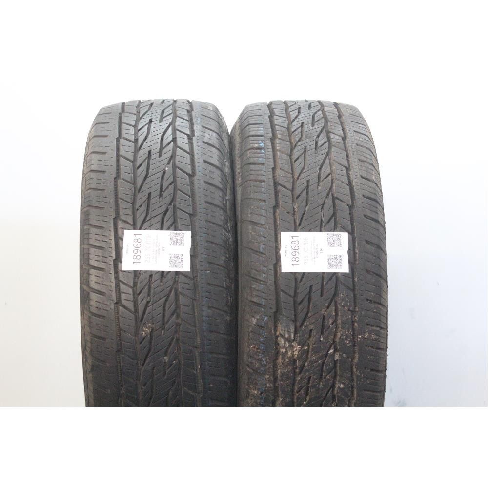 Pneumatico 255 70 R16 111T M+S CONTINENTAL CONTI CROSS CONTACT LX2 usato