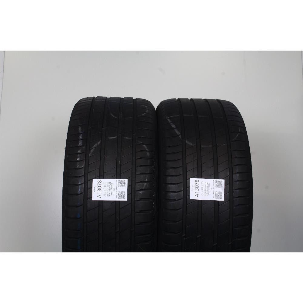 Pneumatico 285 40 ZR20 108Y XL MICHELIN LATITUDE SPORT 3 XGREEN usato