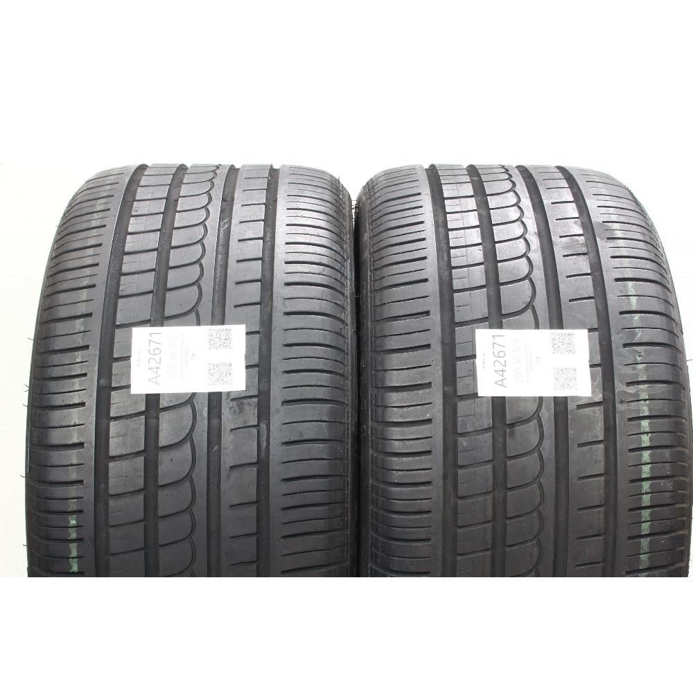 Pneumatico 295 30 ZR19 100Y XL PIRELLI P ZERO ROSSO usato